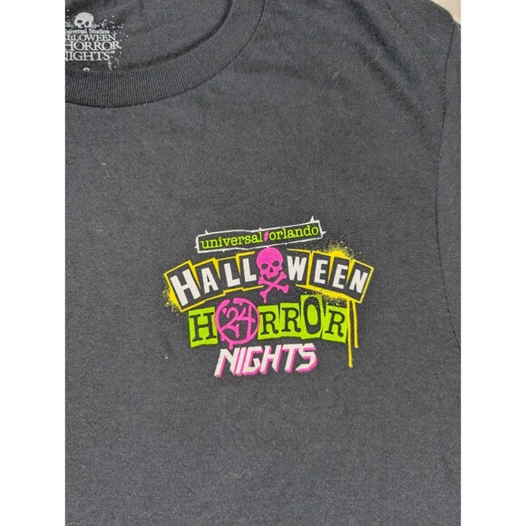 2024 Universal Halloween Horror Nights HHN House Lineup T Shirt Small Orlando - Picture 4 of 7